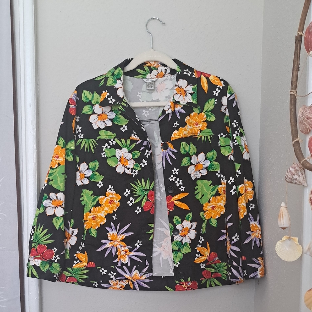 Tropical Floral Women's Blazer